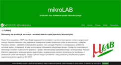 Desktop Screenshot of mikrolab.pl