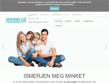 Tablet Screenshot of mikrolab.hu