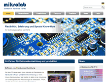 Tablet Screenshot of mikrolab.com